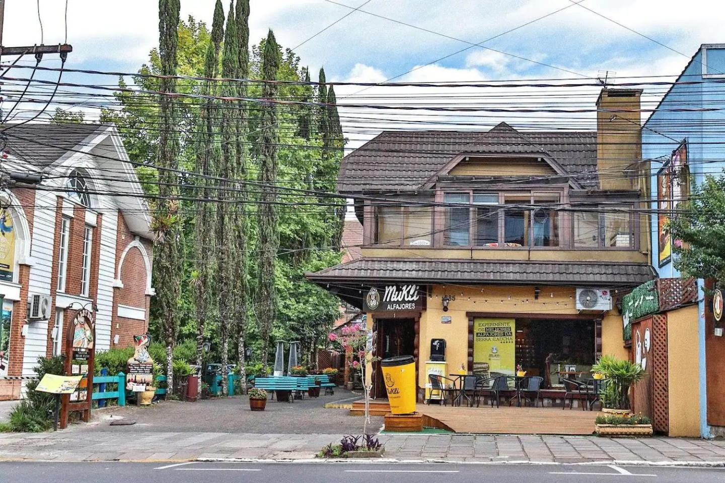 Ferienwohnung Locar-In Gramado - Loft A 50 M Da Rua Coberta. Exterior foto